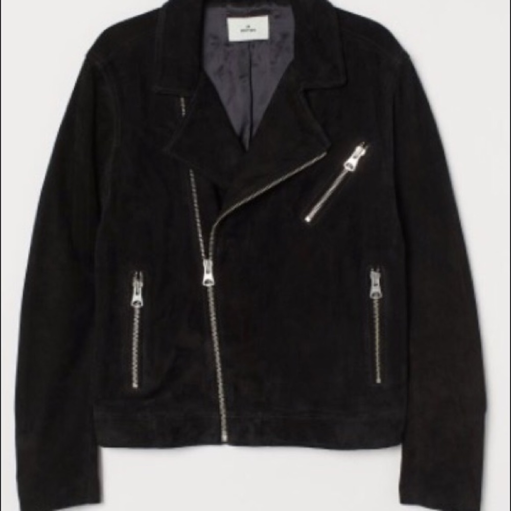 Suede Moto Jacket